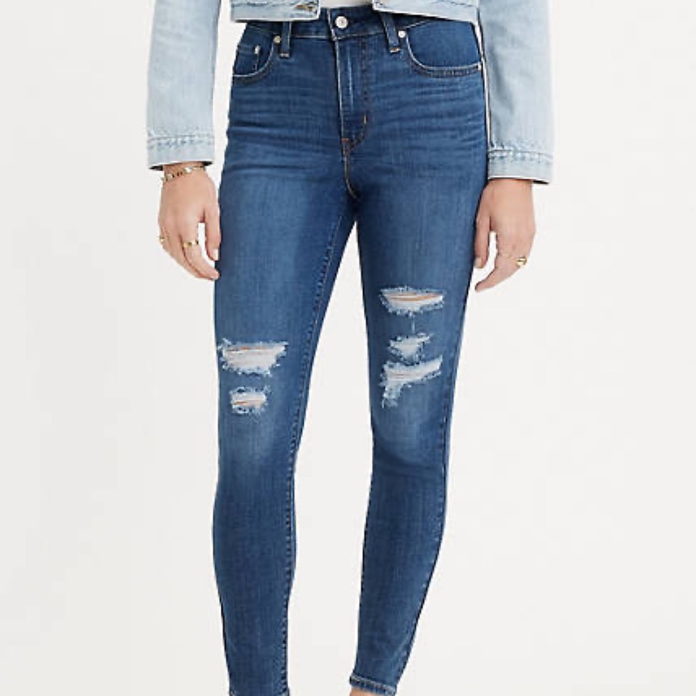LEVIS Mile High Super Skinny Jeans Sz 26